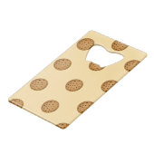 チョコチップクッキー クレジットカード栓抜き (正面アングル)