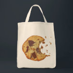 チョコチップクッキー トートバッグ<br><div class="desc">これらのかわいいカードに、写実的なティーおよび他の項目に既に取られるかみ傷があるおいしいチョコチップクッキーの様式化されたグラフィックがあります。</div>