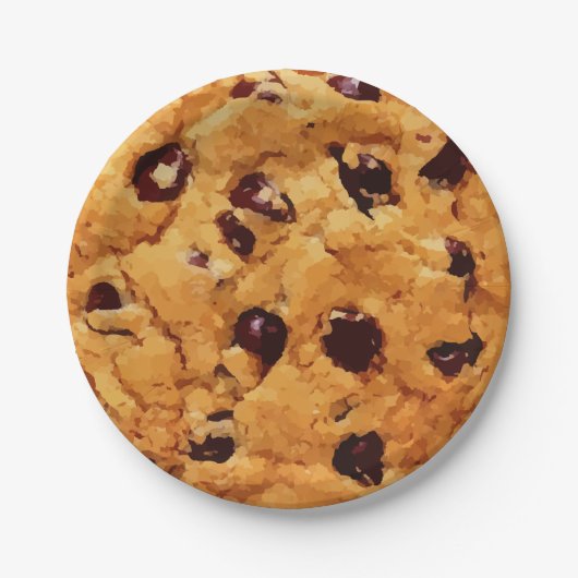チョコチップクッキー ペーパープレート (正面)