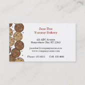 チョコチップクッキー 名刺 (裏面)