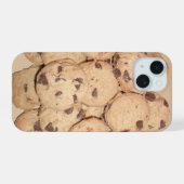 チョコチップクッキー iPhone 15ケース (裏面横)