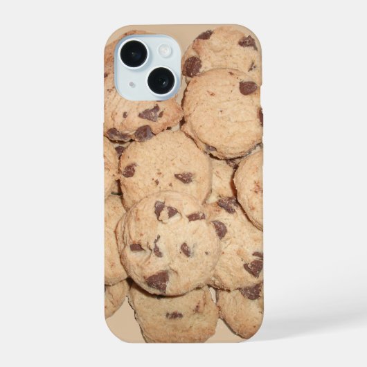 チョコチップクッキー iPhone 15ケース (裏面)