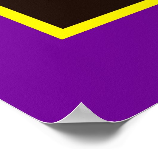 チョコパーソナライズされたキャンディバーパーティーバナー ポスター (角)