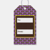 チョコパーソナライズされたキャンディバー ギフトタグ (裏面)