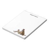 チョコパーソナライズされたーラブラドールとマ読ム ノートパッド (回転)