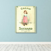 チョコビクトリアンキスガールシュガー キャンバスプリント (インサイチュ (ウッドフロア))