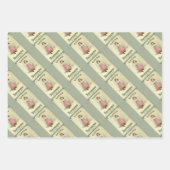 チョコビクトリアンキスガールシュガー ラッピングペーパーシート (正面3)