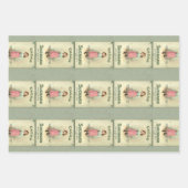 チョコビクトリアンキスガールシュガー ラッピングペーパーシート (正面2)