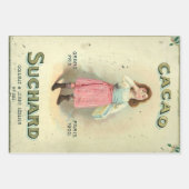 チョコビクトリアンキスガールシュガー ラッピングペーパーシート (正面)