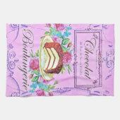 チョコビクトリアンケーキ菓子屋 キッチンタオル (横)