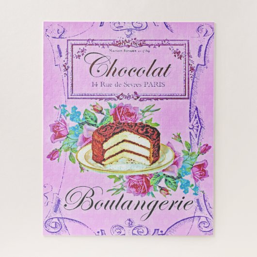 チョコビクトリアンケーキ菓子屋 ジグソーパズル (縦)