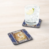 チョコビクトリアンレーベルエレガントヴィンテージ広告 コースター (右側)