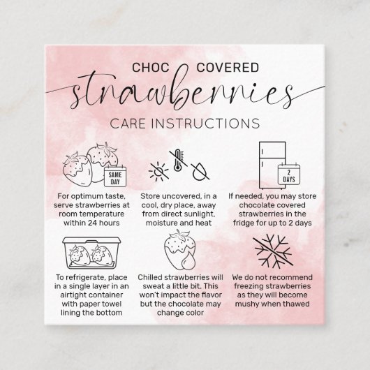 チョコフェミニンレゴの気に指示 スクエア名刺 (正面)