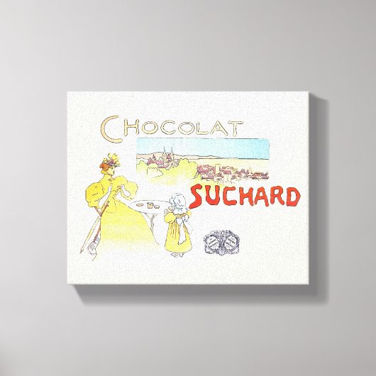 チョコフランスのレビクトリアンットキャンディシュガー キャンバスプリント (正面)