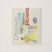 チョコフランスのレビクトリアンットキャンディシュガー ジグソーパズル (縦)