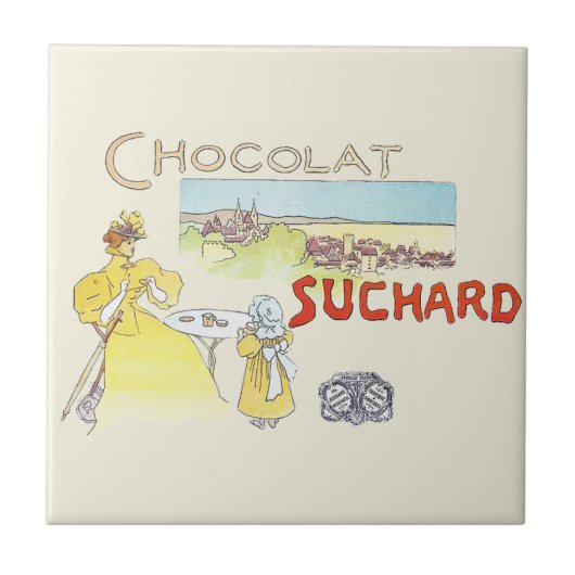 チョコフランスのレビクトリアンットキャンディシュガー タイル (正面)