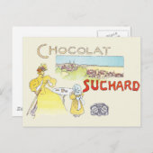 チョコフランスのレビクトリアンットキャンディシュガー ポストカード (正面/裏面)