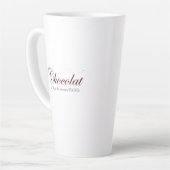 チョコフランスのヴィンテージパリラテマグ カフェラテマグ (左アングル)