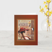 チョコフランスのートノートカード カード (黄色い花)