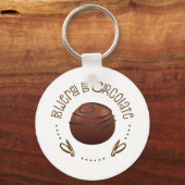 チョコホリックおもしろいことわざ キーホルダー (正面)