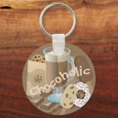 チョコホリックチョコレートコラージュ キーホルダー (裏面)