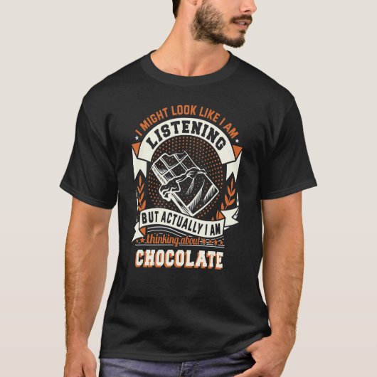 チョコホリックバーココア食品 Tシャツ (正面)