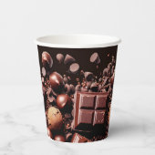 チョコホリックホットチョコレートココア 紙コップ (裏面)