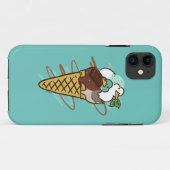 チョコミントアイスアヒル Case-Mate iPhoneケース (裏面(横))