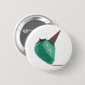 チョコミント_イチゴ 缶バッジ (正面&裏面)