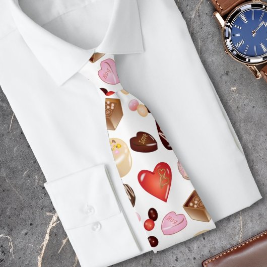 チョコモダンキャンディハート ネクタイ