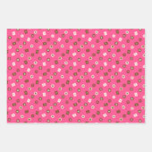 チョコモダンボンボンボンボンボン – ラッピング紙トリオ ラッピングペーパーシート (正面)