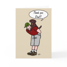 チョコラブラドールのパパが赤の父の日