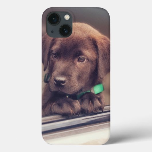 チョコラブラドールの子犬 Case-Mate iPhoneケース (裏面)