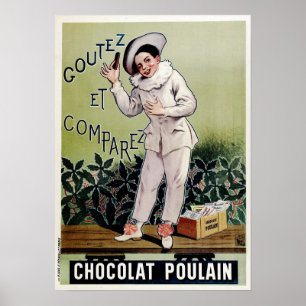 チョコラプランミルクチョコレートバーオーフランスのルド ポスター