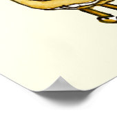 チョコレーおもしろいトエクレ予測できなーケーキマンガアート ポスター (角)