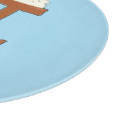 チョコレーおもしろいトPiシンボル演算先生 カッティングボード (角)