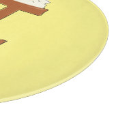 チョコレーおもしろいトPiシンボル演算先生 カッティングボード (角)