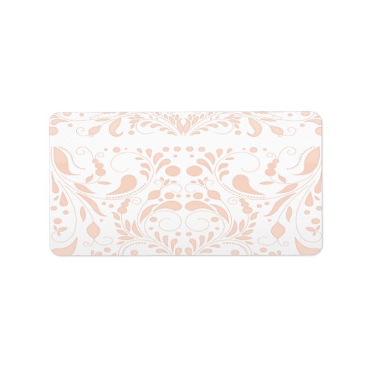 チョコレーインスパイアト・ブラウン・ダマスク ラベル (正面)