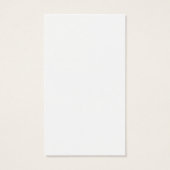 チョコレーエレガントトブラウンモノグラムティール(緑がかった色)カード (裏面)