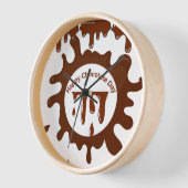 チョコレーカスタマイズトプレミアムクラシックデザイン 壁時計 (傾斜)