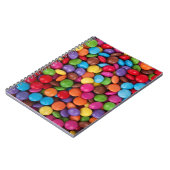 チョコレーカラフルト菓子 ノートブック (左側)