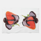チョコレートいちご キッチンタオル (横)
