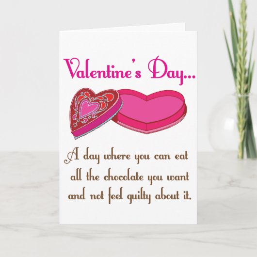 チョコレートおもしろいなValetineのすべての引用文 シーズンカード (正面)