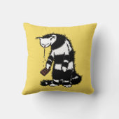 チョコレートおもしろい好風変わりき猫 クッション (裏面)