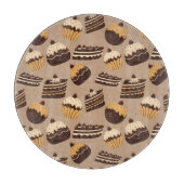 チョコレートおよびペストリーパターン3 カッティングボード (正面)