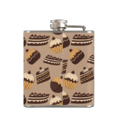 チョコレートおよびペストリーパターン3 フラスク (裏面)