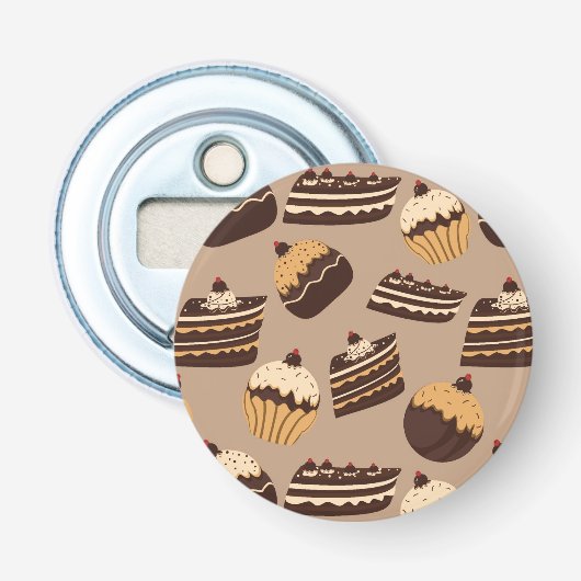 チョコレートおよびペストリーパターン3 栓抜き (正面)