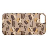 チョコレートおよびペストリーパターン3 Case-Mate iPhoneケース (裏面(横))