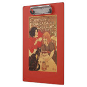 チョコレートおよび茶Co母および娘 クリップボード (左)