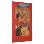 チョコレートおよび茶Co母および娘 クリップボード (右)